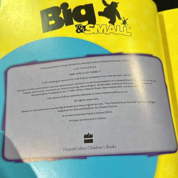 Big & Small: The Mysterious Woods - Softcover Children’s Book - Picture 4 of 6